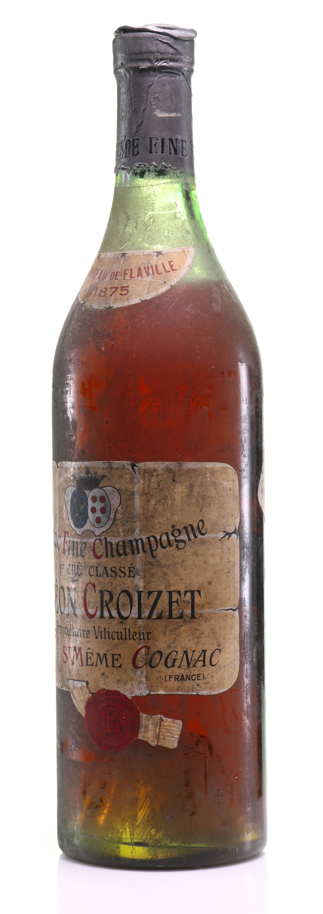 1875 Croizet Chateau de Flaville Grande Fine Champagne Cognac - legendaryvintages