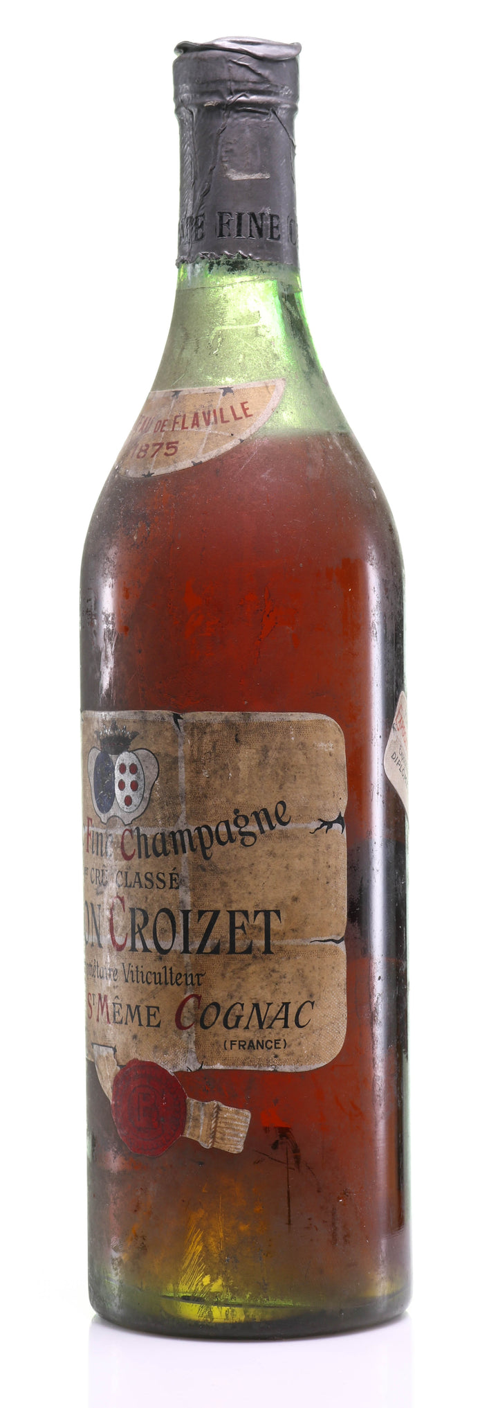 1875 Croizet Chateau de Flaville Grande Fine Champagne Cognac - legendaryvintages