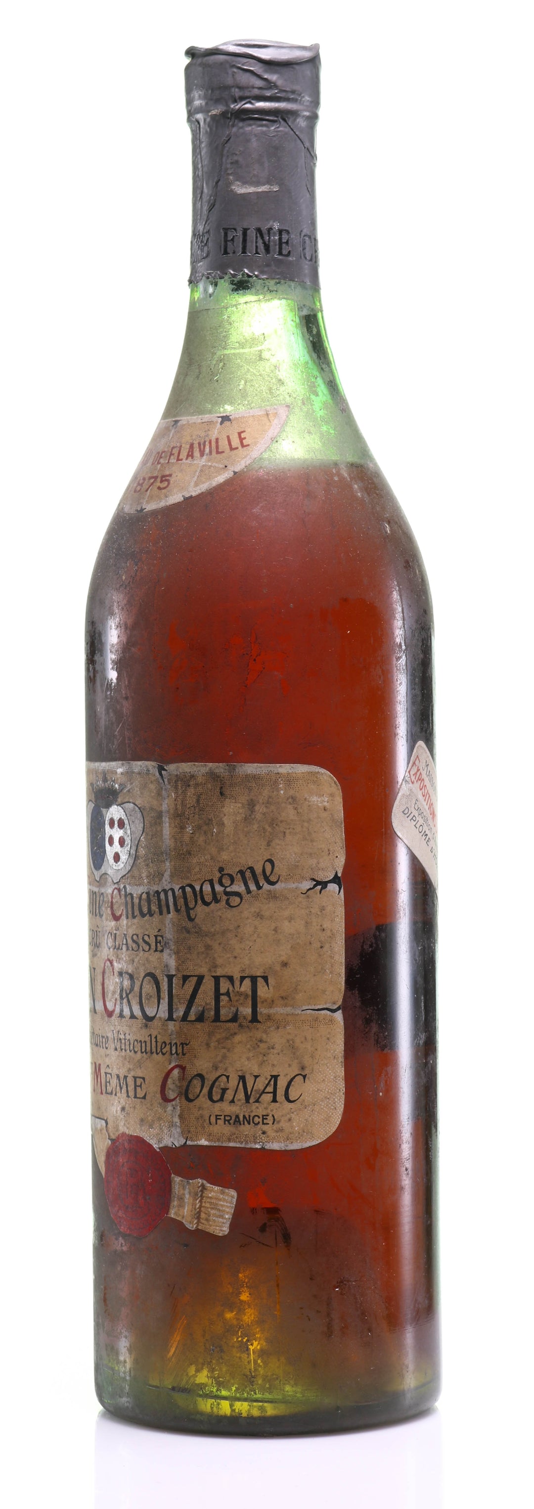 1875 Croizet Chateau de Flaville Grande Fine Champagne Cognac - legendaryvintages