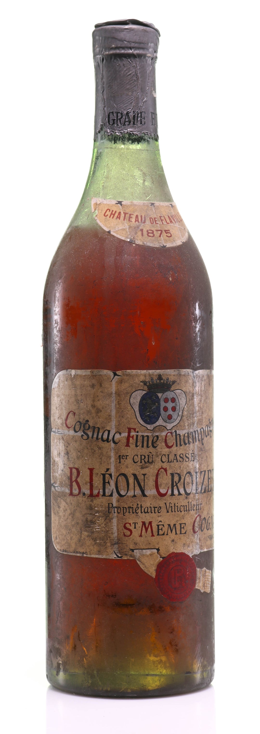 1875 Croizet Chateau de Flaville Grande Fine Champagne Cognac - legendaryvintages