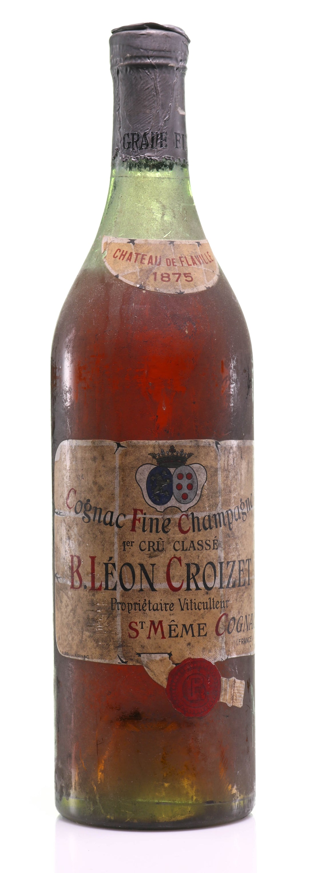 1875 Croizet Chateau de Flaville Grande Fine Champagne Cognac - legendaryvintages