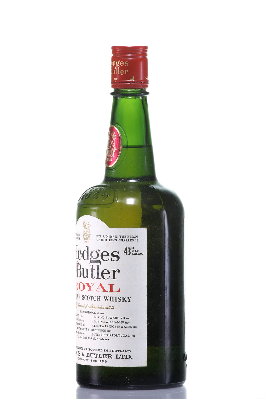 Hedges & Butler Royal De Luxe Blended Scotch Whisky, Scotland - legendaryvintages