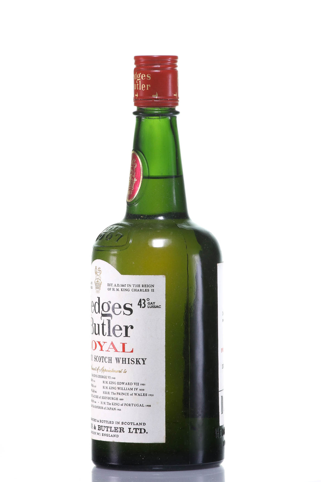 Hedges & Butler Royal De Luxe Blended Scotch Whisky, Scotland - legendaryvintages