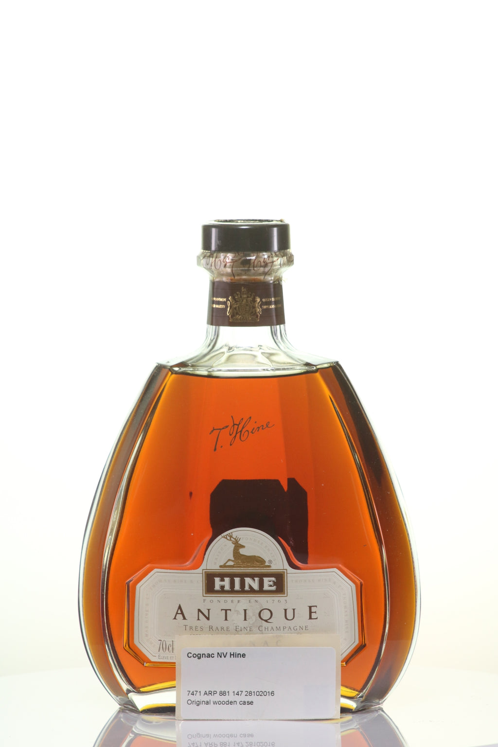 Hine Antique X.O. Grande Champagne Premier Cru Cognac - legendaryvintages