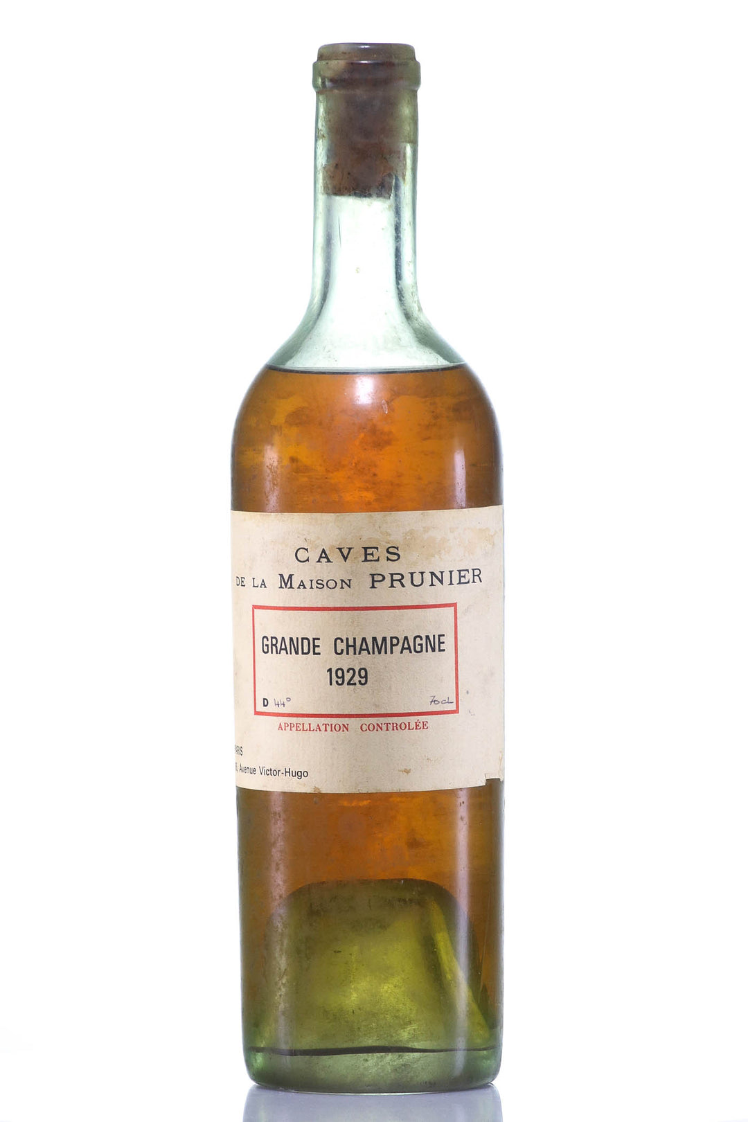 Cognac 1929 Prunier & Co Grande Champagne - legendaryvintages