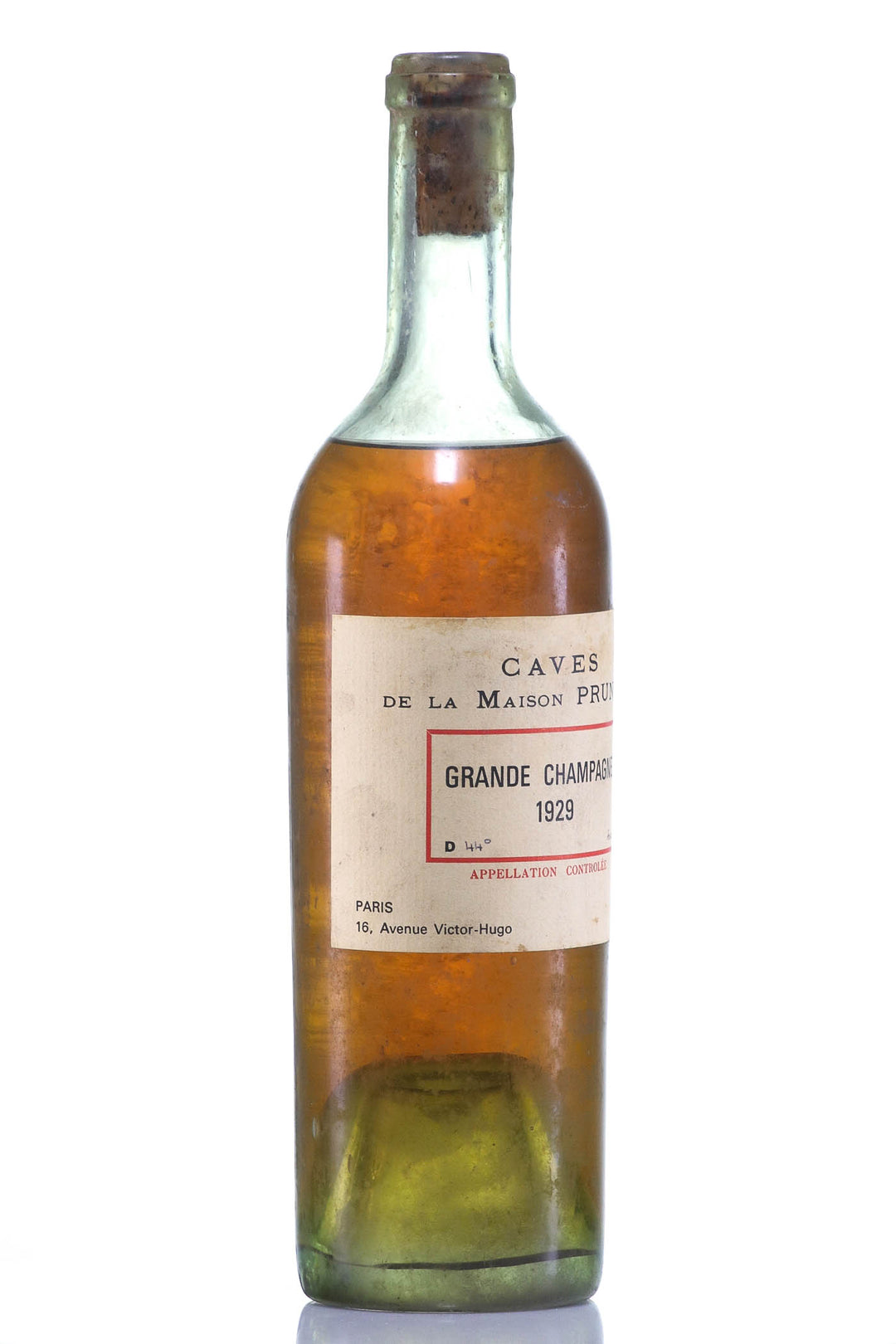 Cognac 1929 Prunier & Co Grande Champagne - legendaryvintages