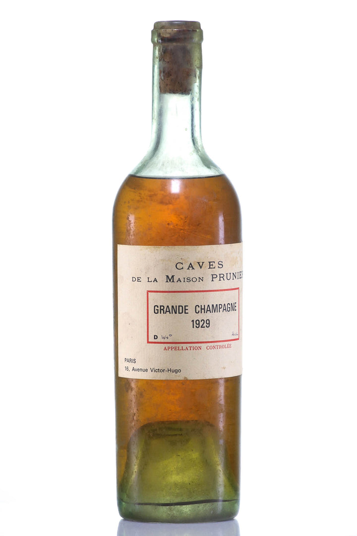 Cognac 1929 Prunier & Co Grande Champagne - legendaryvintages