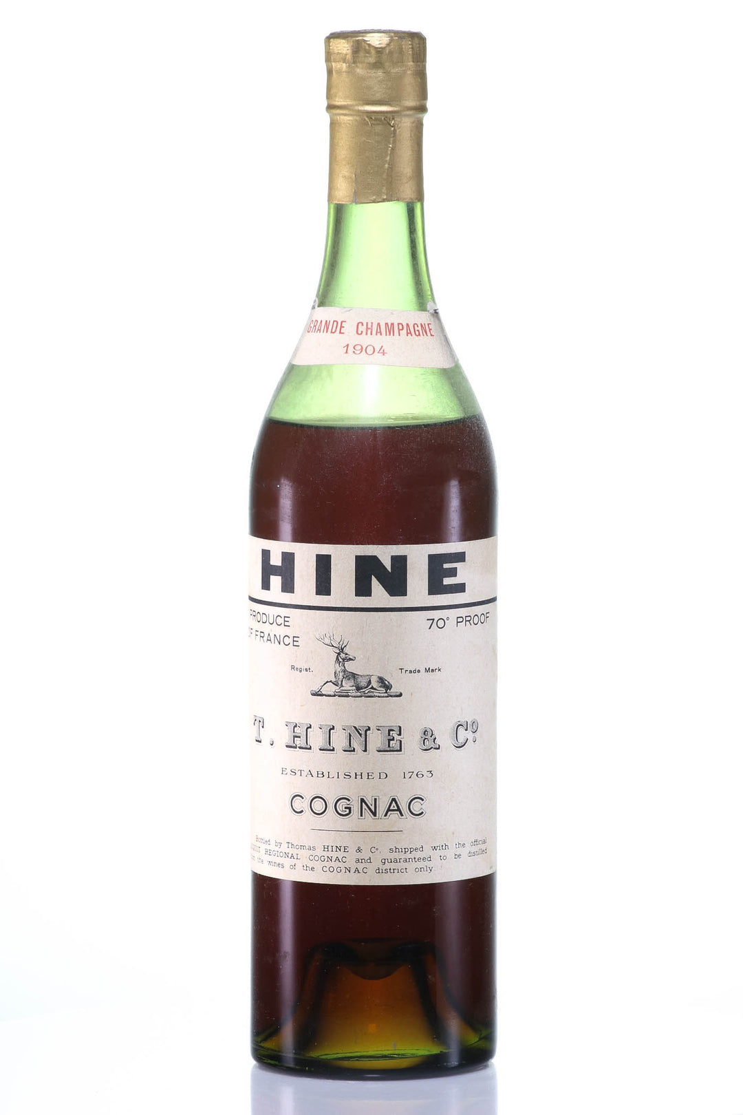 1904 Hine Grande Champagne Vintage Cognac - legendaryvintages