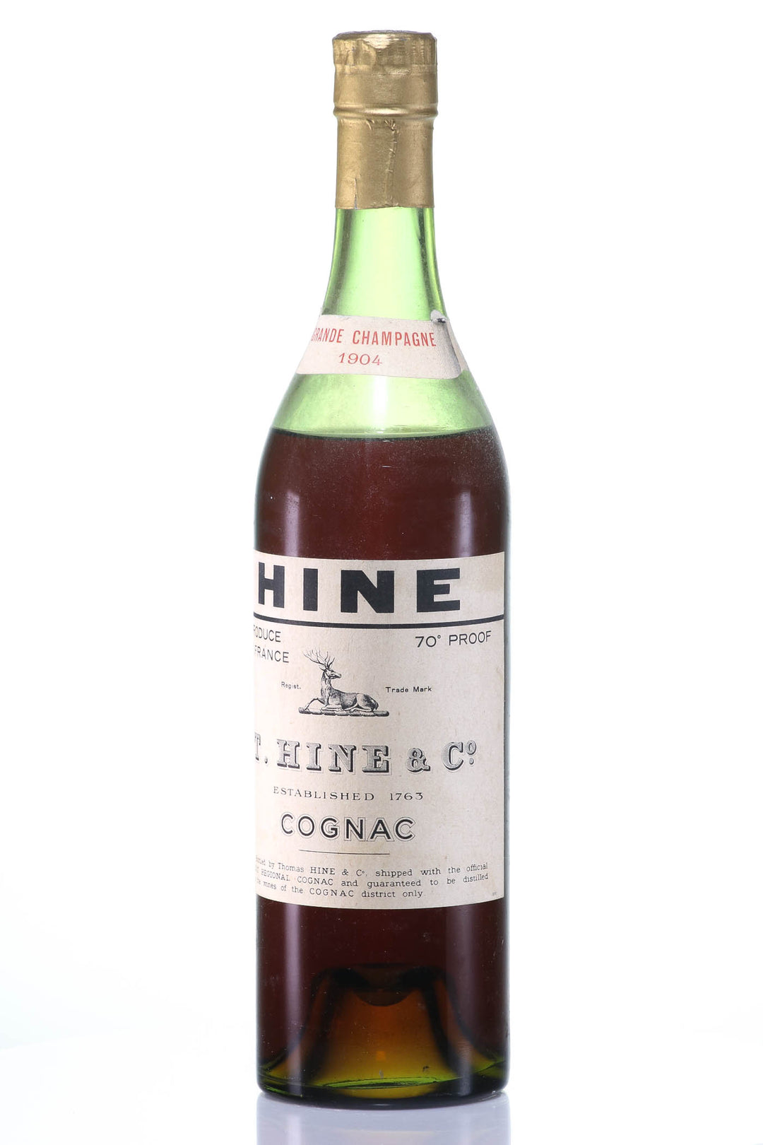 1904 Hine Grande Champagne Vintage Cognac - legendaryvintages