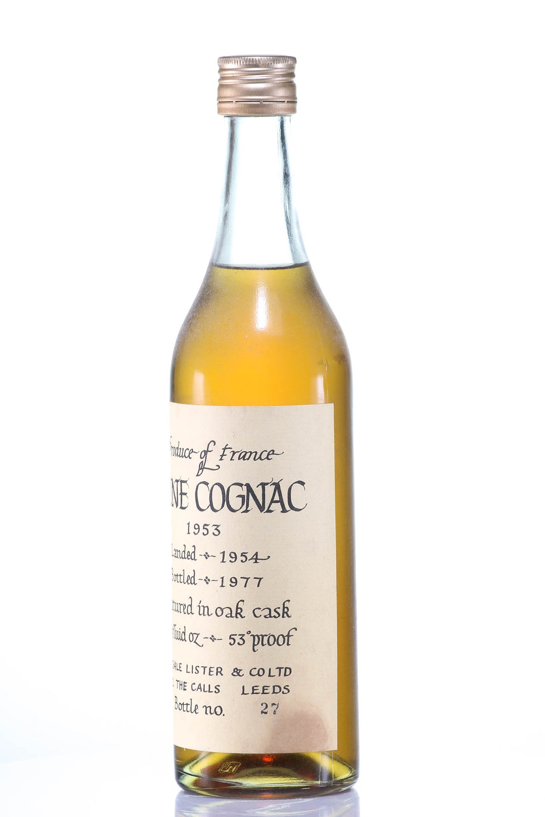 1953 Hine Fine Vintage Cognac - legendaryvintages