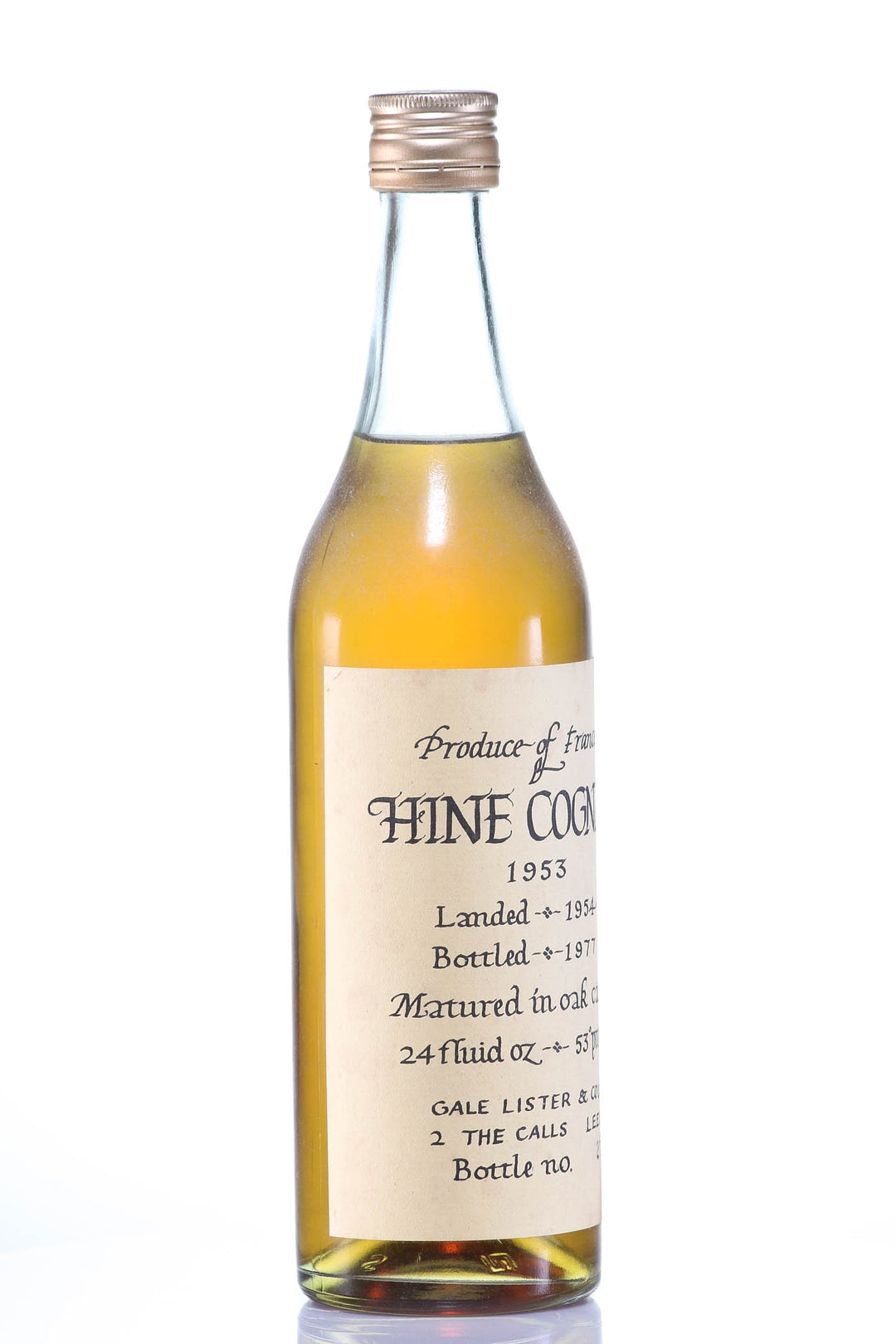 1953 Hine Fine Vintage Cognac - legendaryvintages