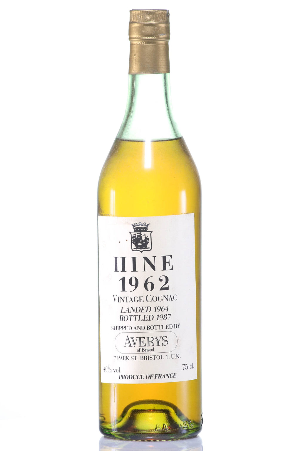 1962 Hine Fine Champagne Vintage Cognac - legendaryvintages