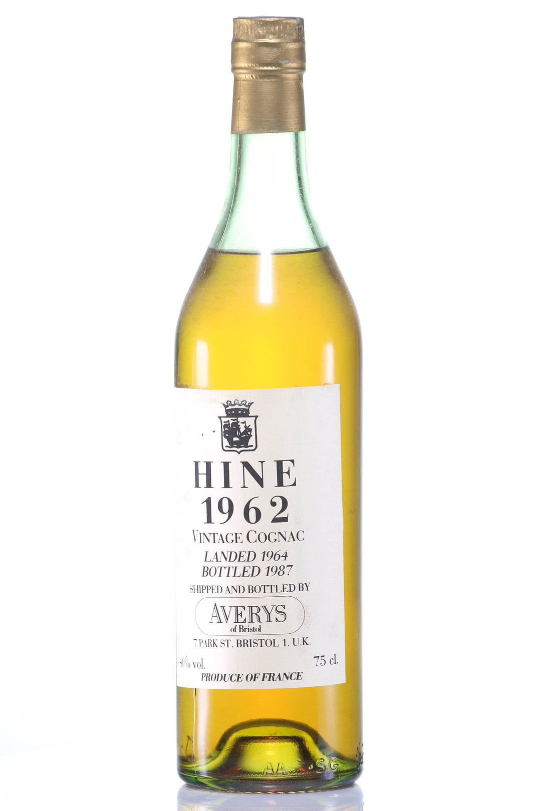 1962 Hine Fine Champagne Vintage Cognac - legendaryvintages