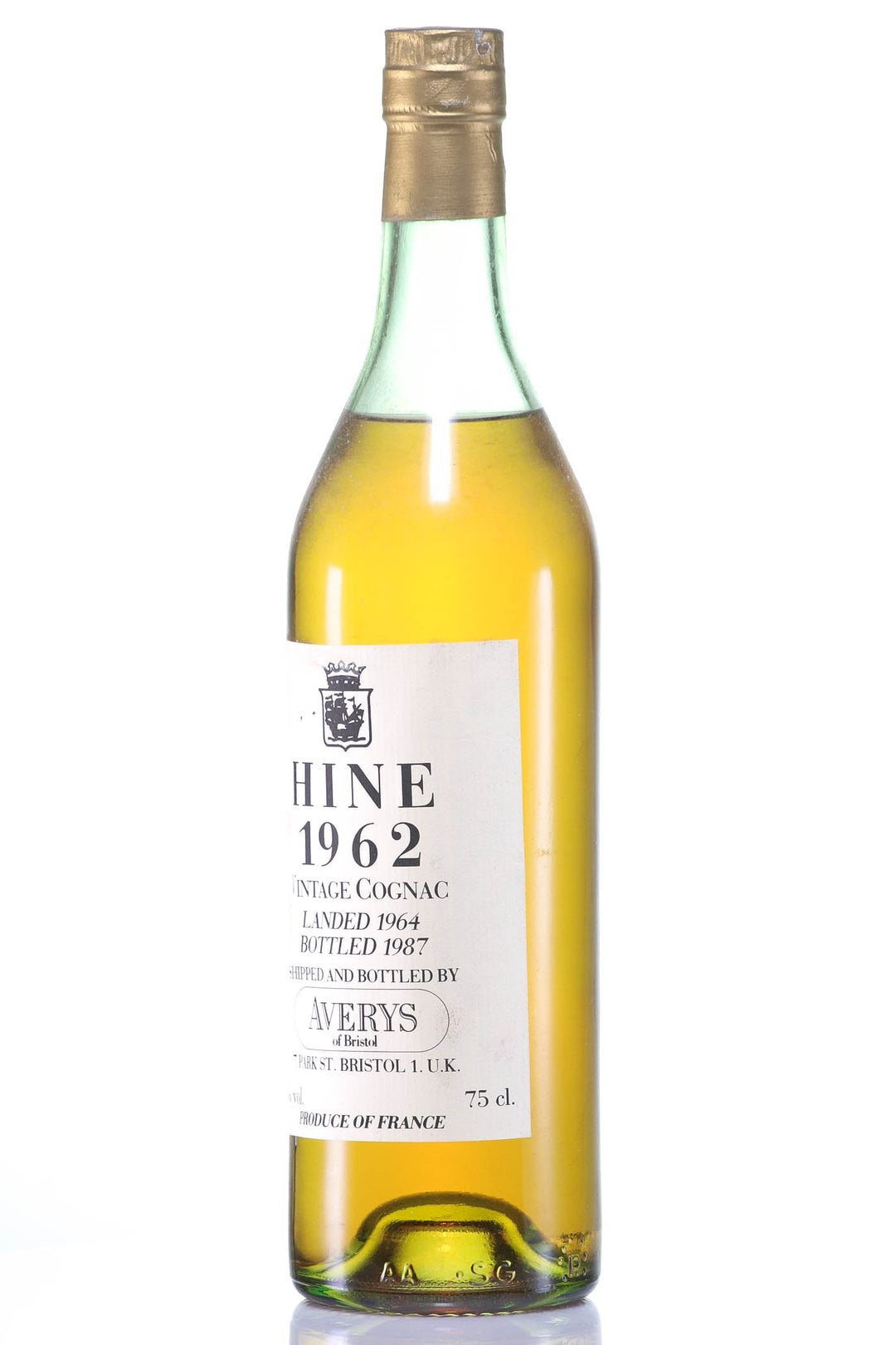 1962 Hine Fine Champagne Vintage Cognac - legendaryvintages