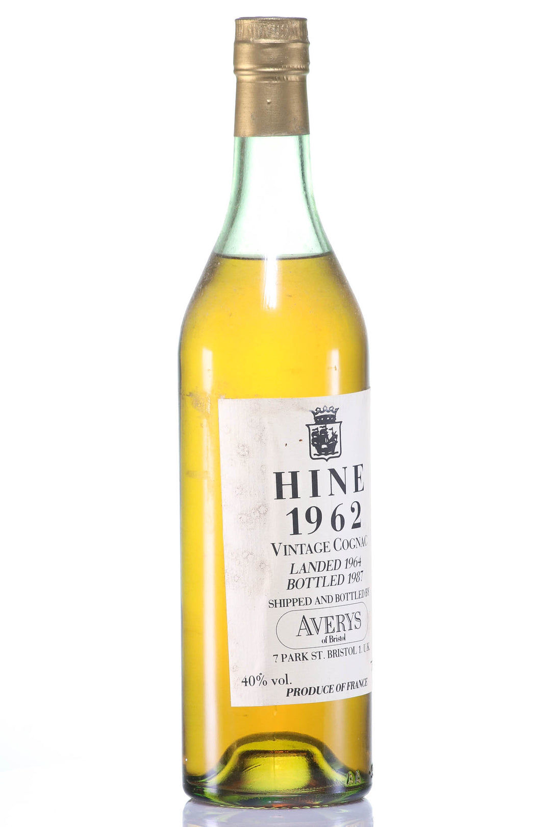 1962 Hine Fine Champagne Vintage Cognac - legendaryvintages