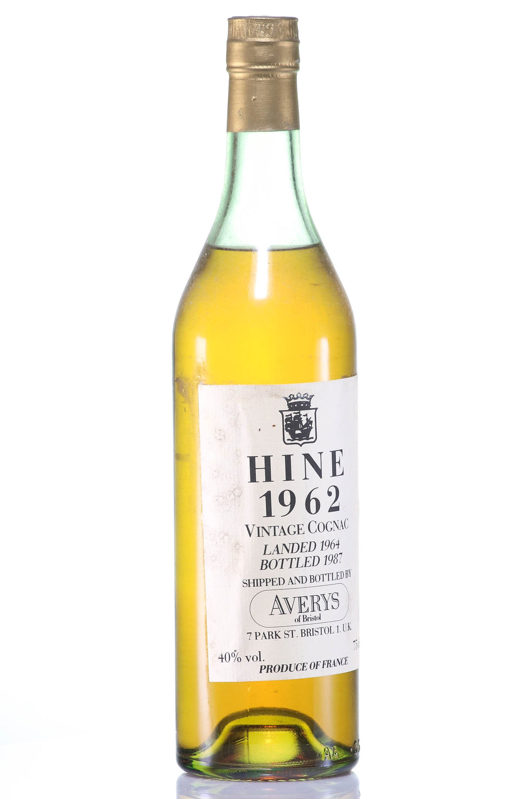 1962 Hine Fine Champagne Vintage Cognac - legendaryvintages