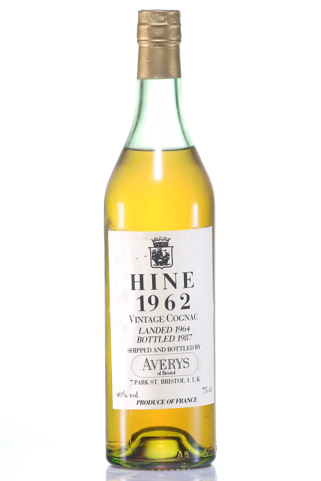 1962 Hine Fine Champagne Vintage Cognac - legendaryvintages