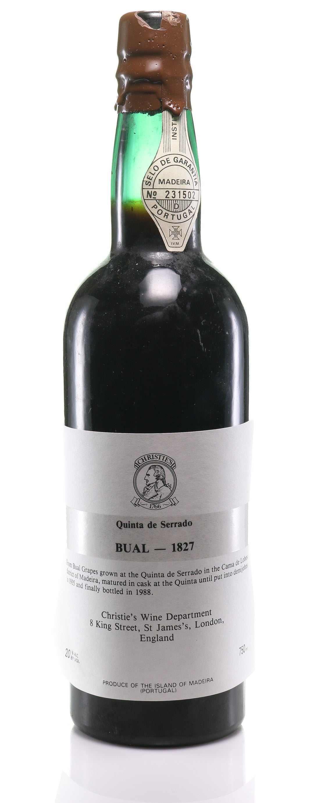 Madeira 1827 Bual Quinta de Serrado - legendaryvintages