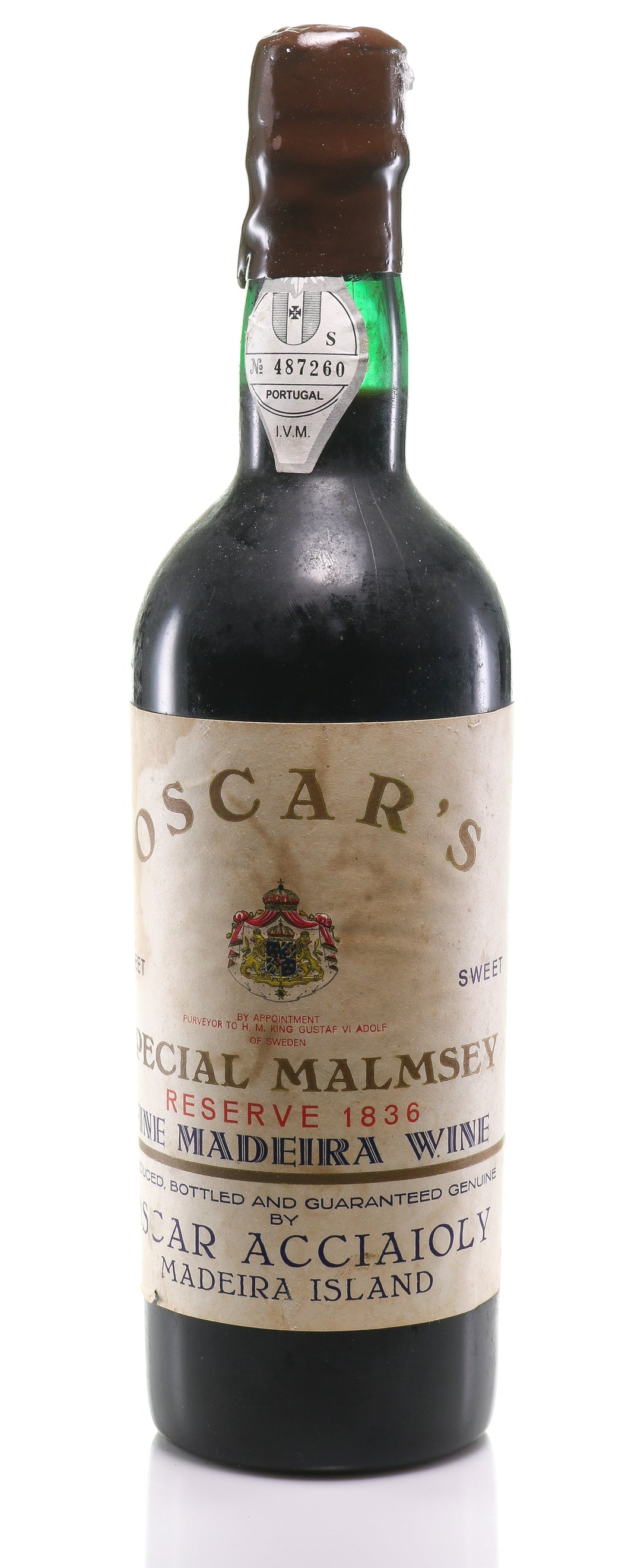 Madeira 1836 Oscar Acciaioly Special Reserve Malmsey - legendaryvintages