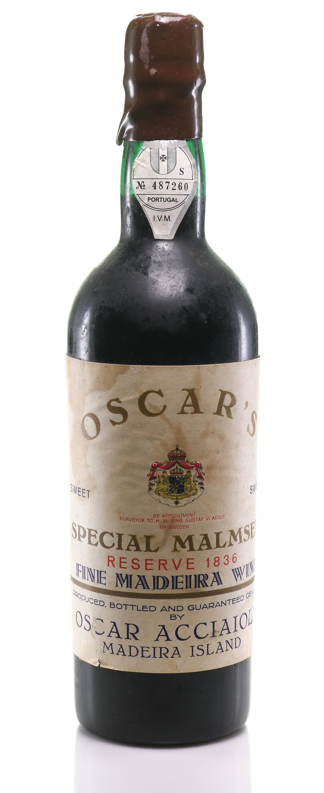 Madeira 1836 Oscar Acciaioly Special Reserve Malmsey - legendaryvintages