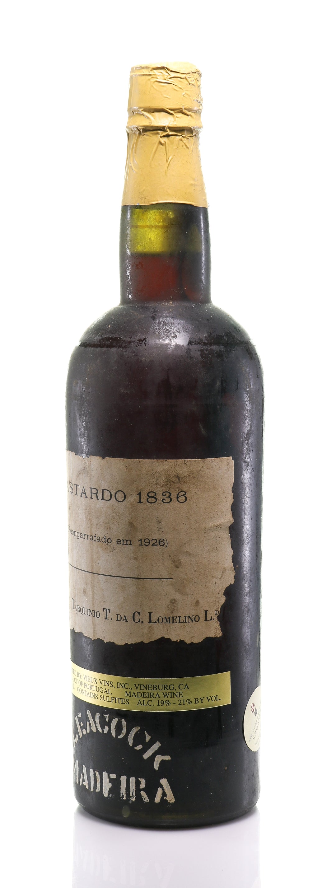 Madeira 1836 Lomelino, Pedro J. Bastardo - legendaryvintages