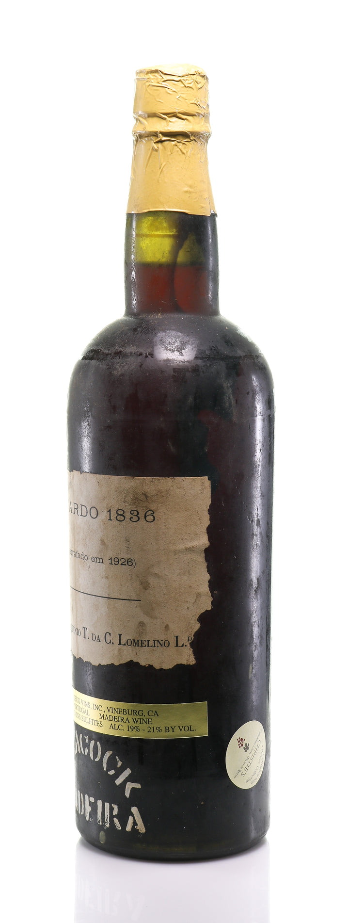 Madeira 1836 Lomelino, Pedro J. Bastardo - legendaryvintages