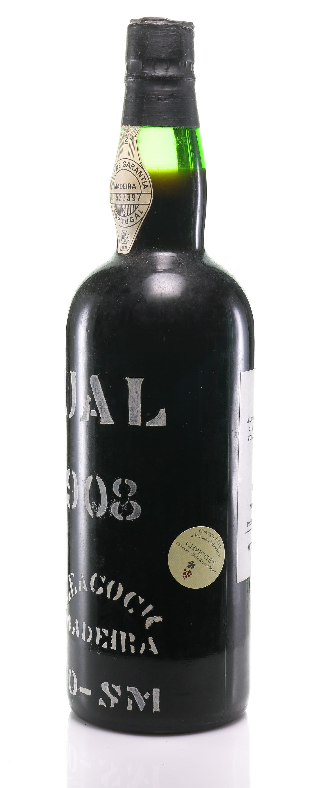 Madeira Leacock's, AO-SM Bual 1908 - legendaryvintages