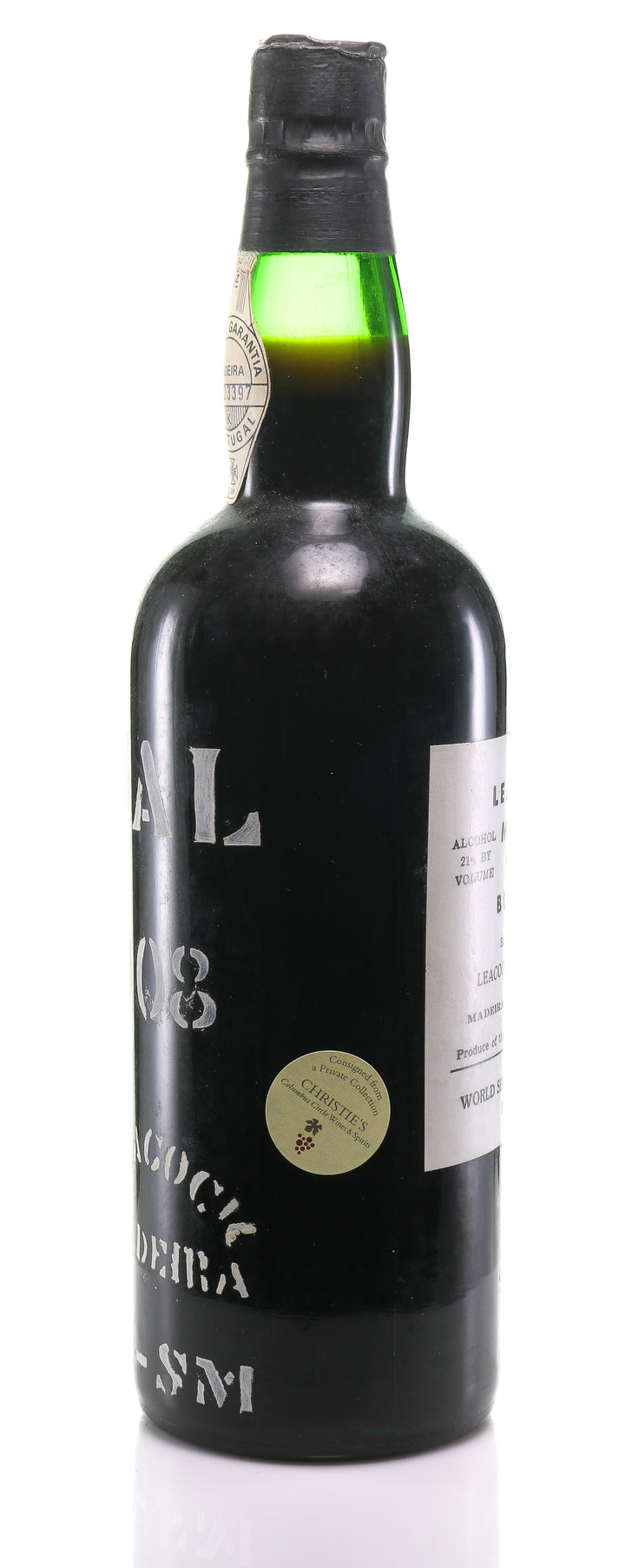 Madeira Leacock's, AO-SM Bual 1908 - legendaryvintages