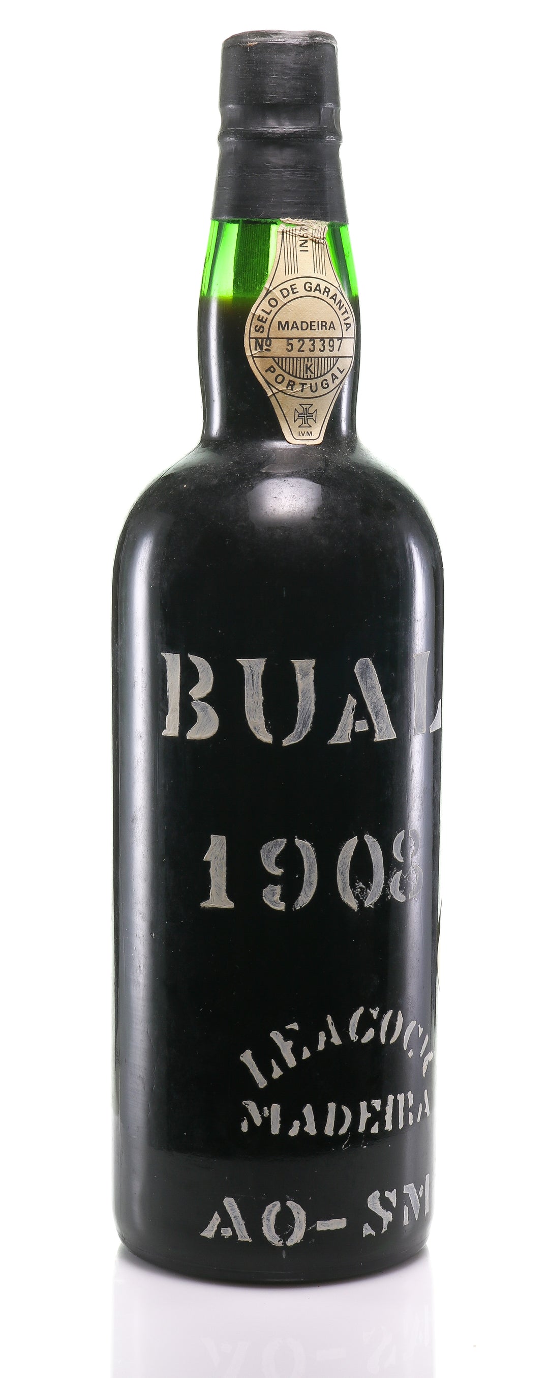 Madeira Leacock's, AO-SM Bual 1908 - legendaryvintages