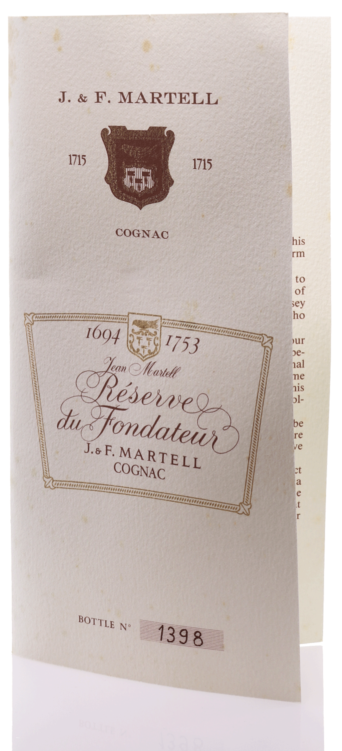 Martell Reserve du Fondateur Cognac - legendaryvintages