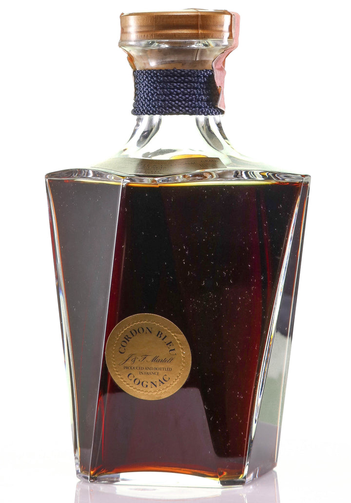 Martell Cordon Bleu Cognac in Baccarat Decanter - legendaryvintages