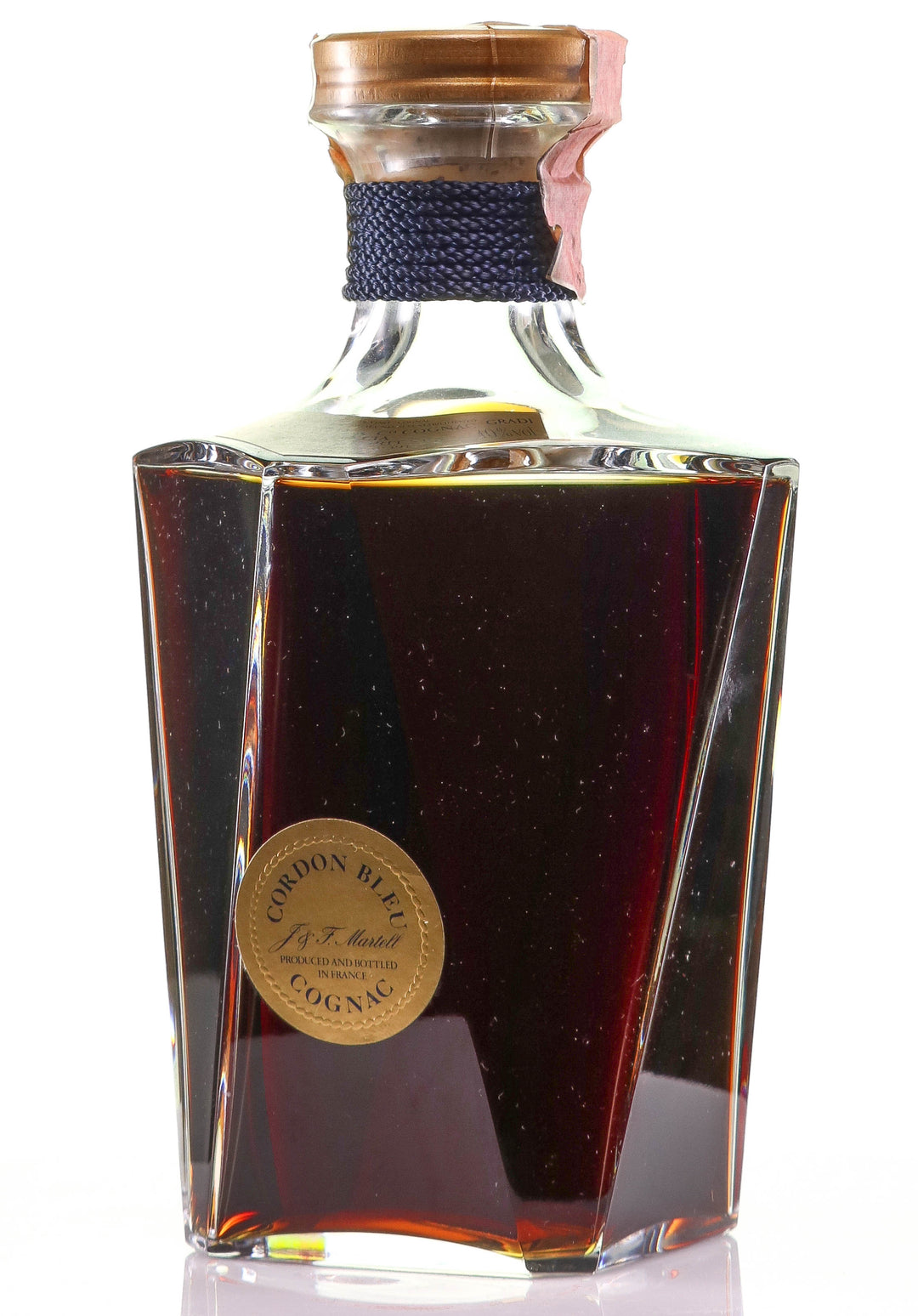 Martell Cordon Bleu Cognac in Baccarat Decanter - legendaryvintages