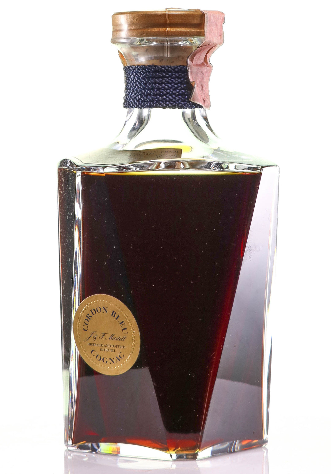 Martell Cordon Bleu Cognac in Baccarat Decanter - legendaryvintages