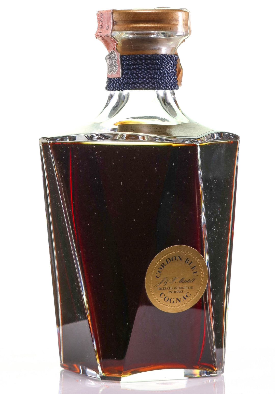 Martell Cordon Bleu Cognac in Baccarat Decanter - legendaryvintages