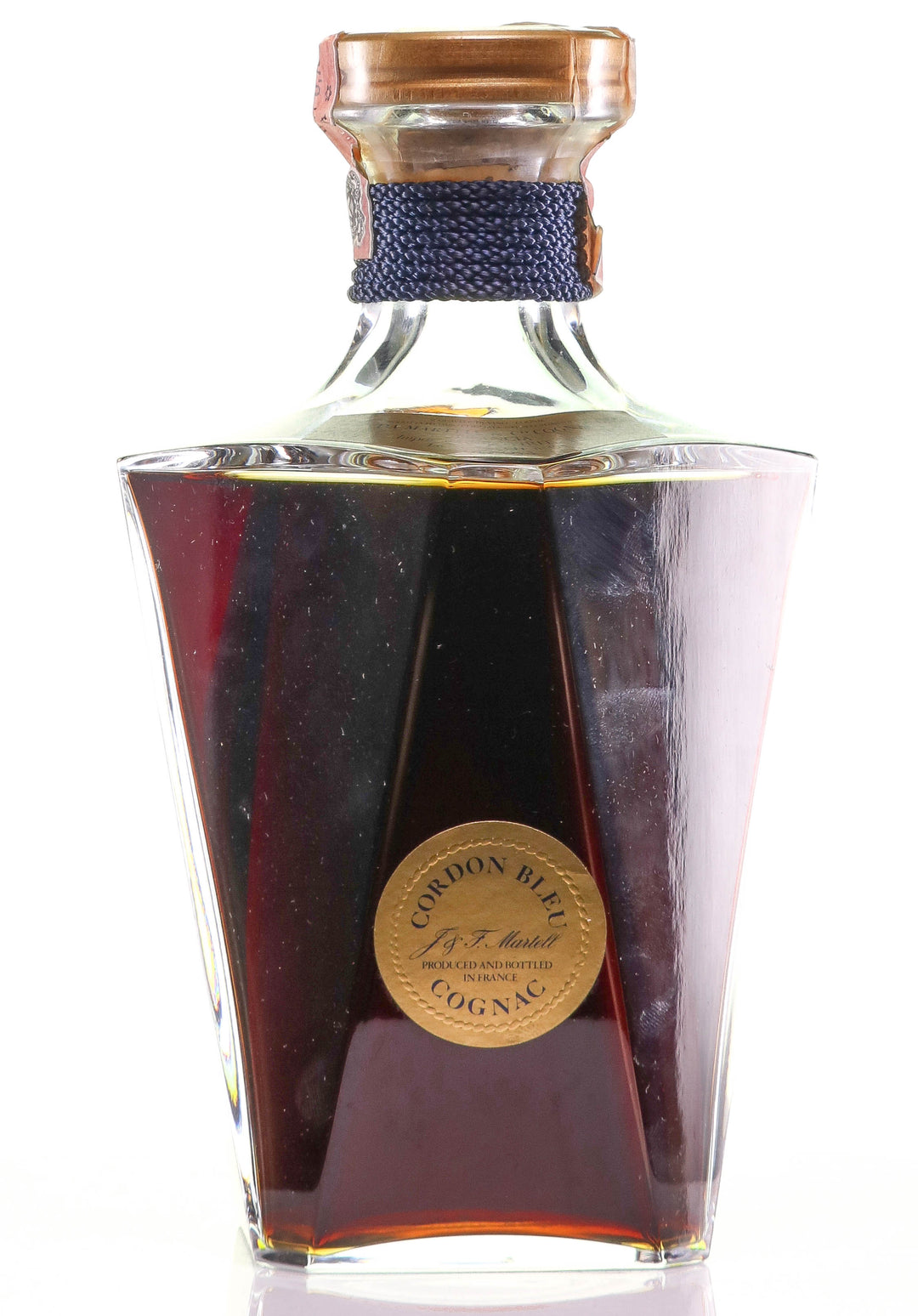 Martell Cordon Bleu Cognac in Baccarat Decanter - legendaryvintages