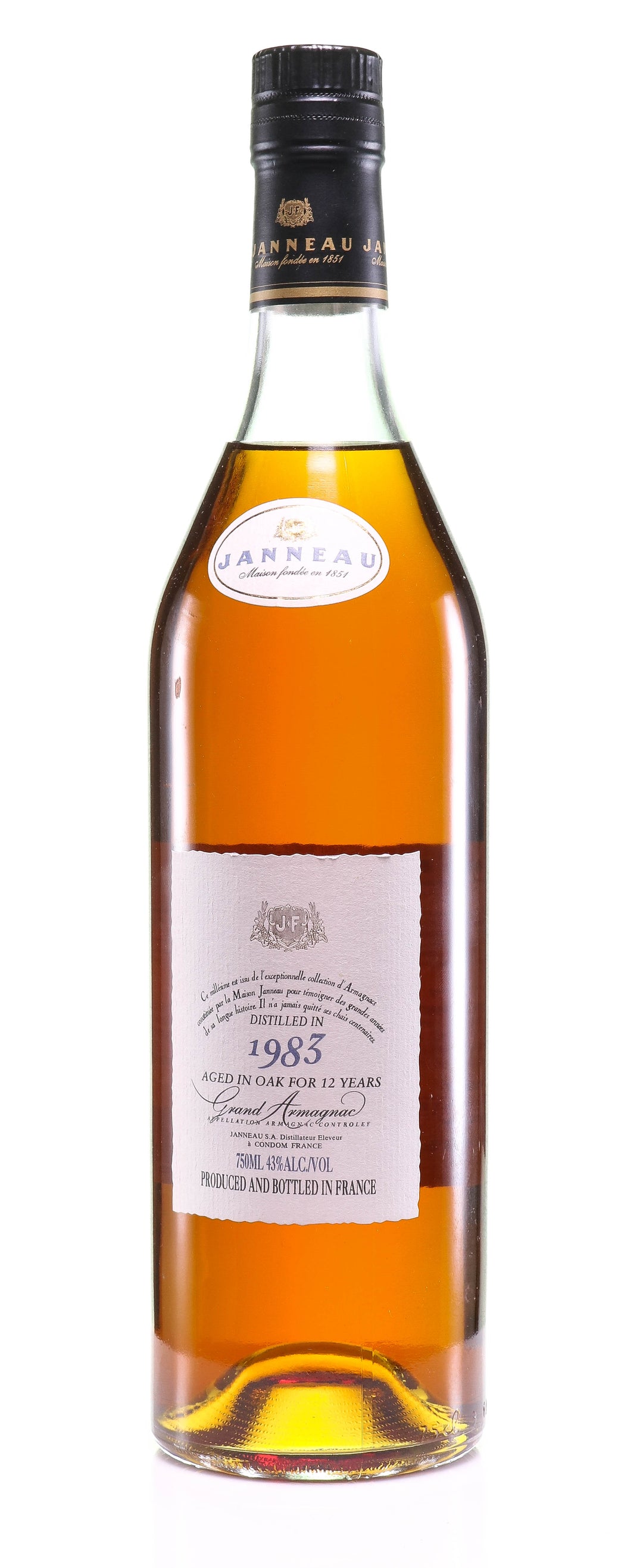 Grand Armagnac Janneau Millesime 1983 - legendaryvintages