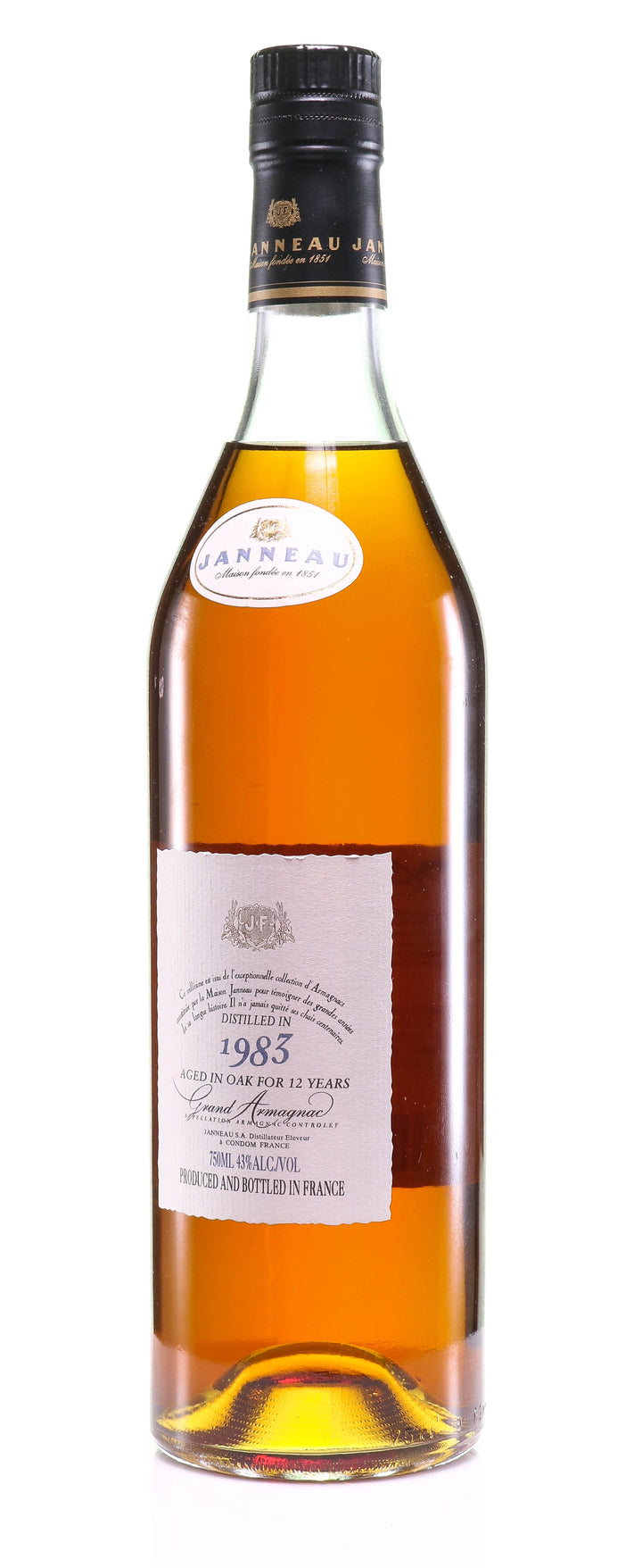 Grand Armagnac Janneau Millesime 1983 - legendaryvintages