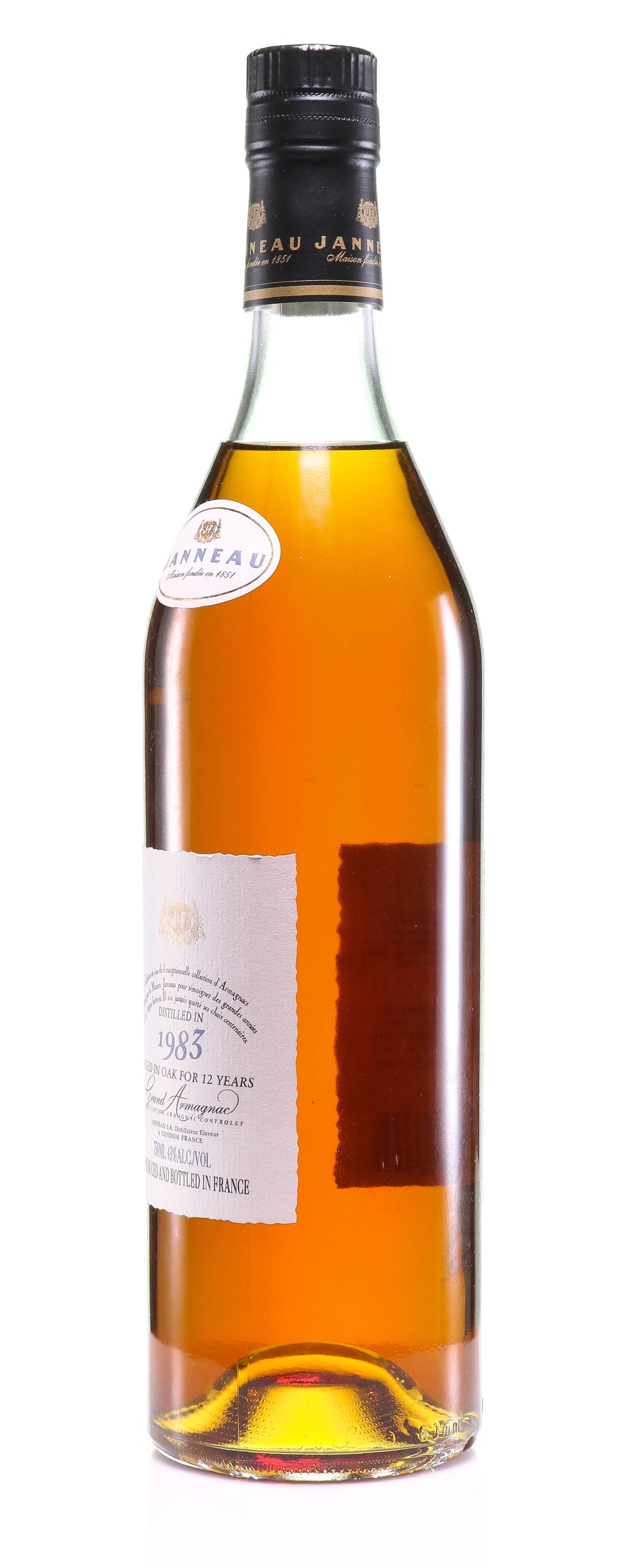 Grand Armagnac Janneau Millesime 1983 - legendaryvintages