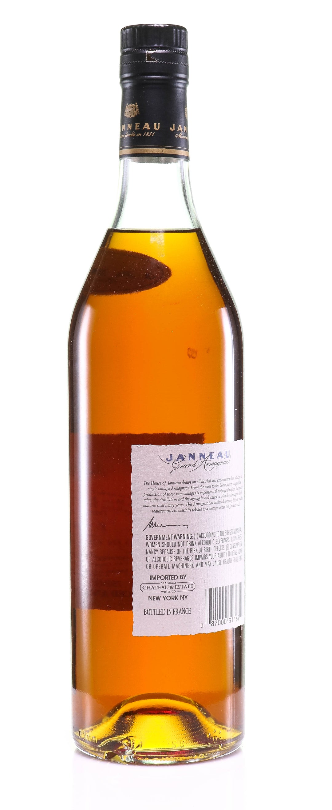 Grand Armagnac Janneau Millesime 1983 - legendaryvintages