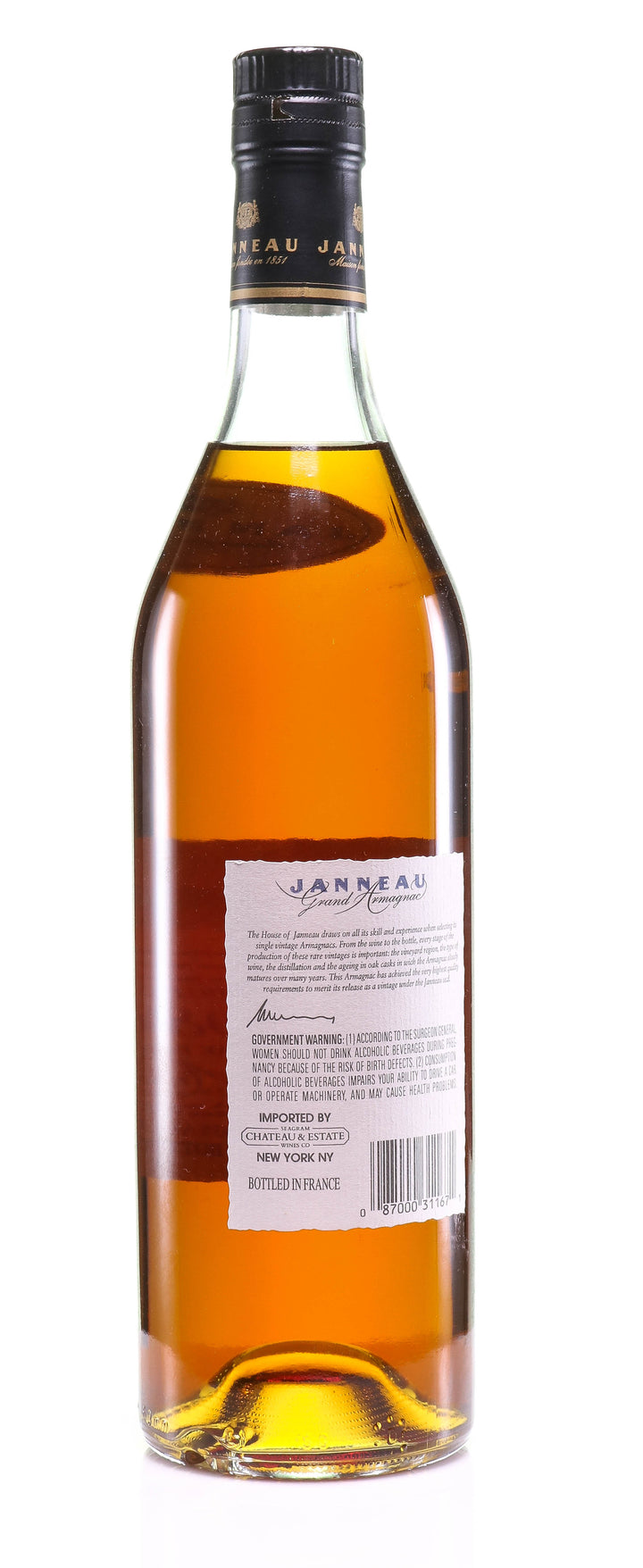 Grand Armagnac Janneau Millesime 1983 - legendaryvintages