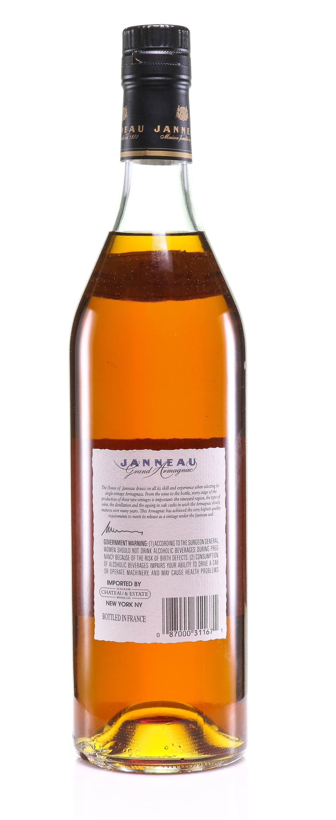 Grand Armagnac Janneau Millesime 1983 - legendaryvintages