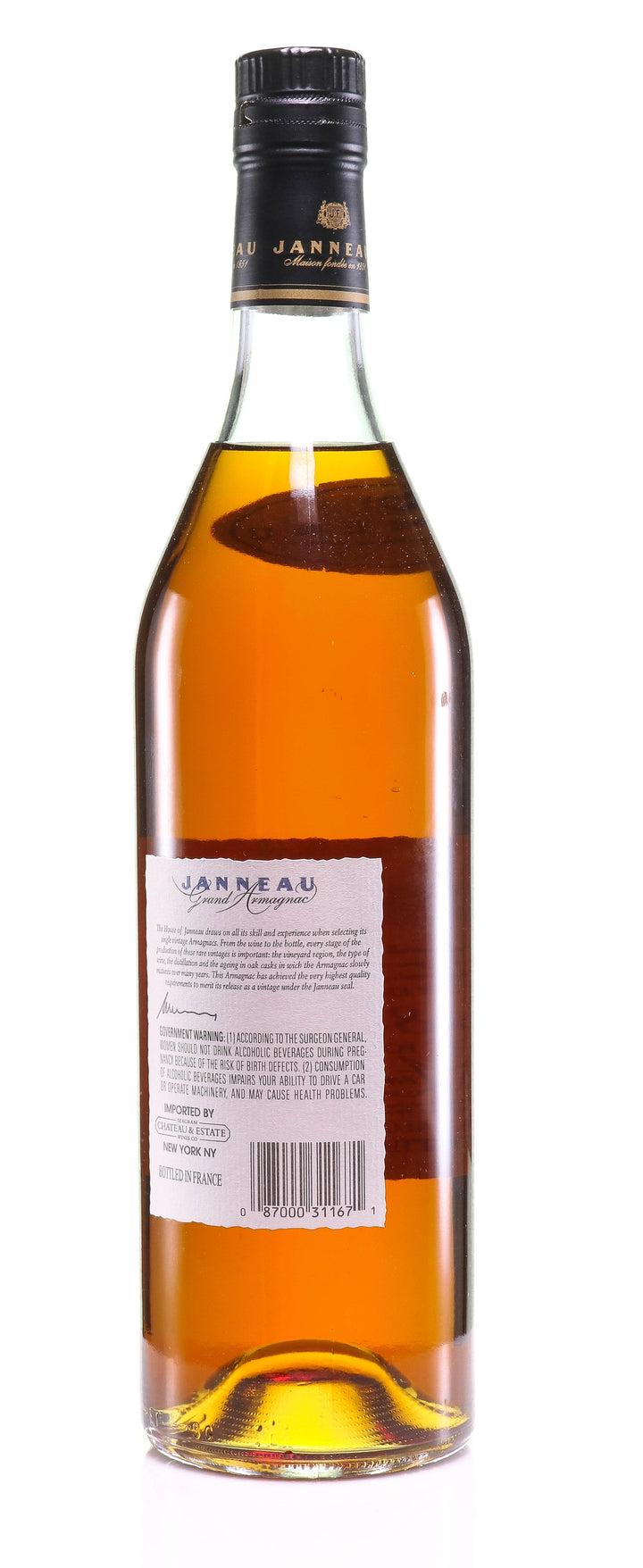 Grand Armagnac Janneau Millesime 1983 - legendaryvintages