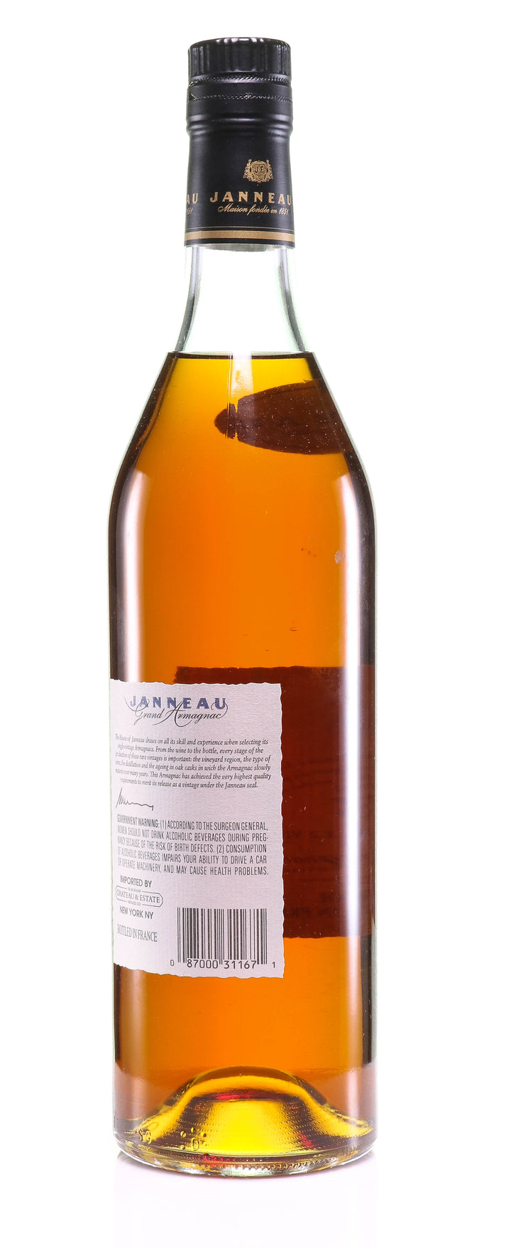 Grand Armagnac Janneau Millesime 1983 - legendaryvintages