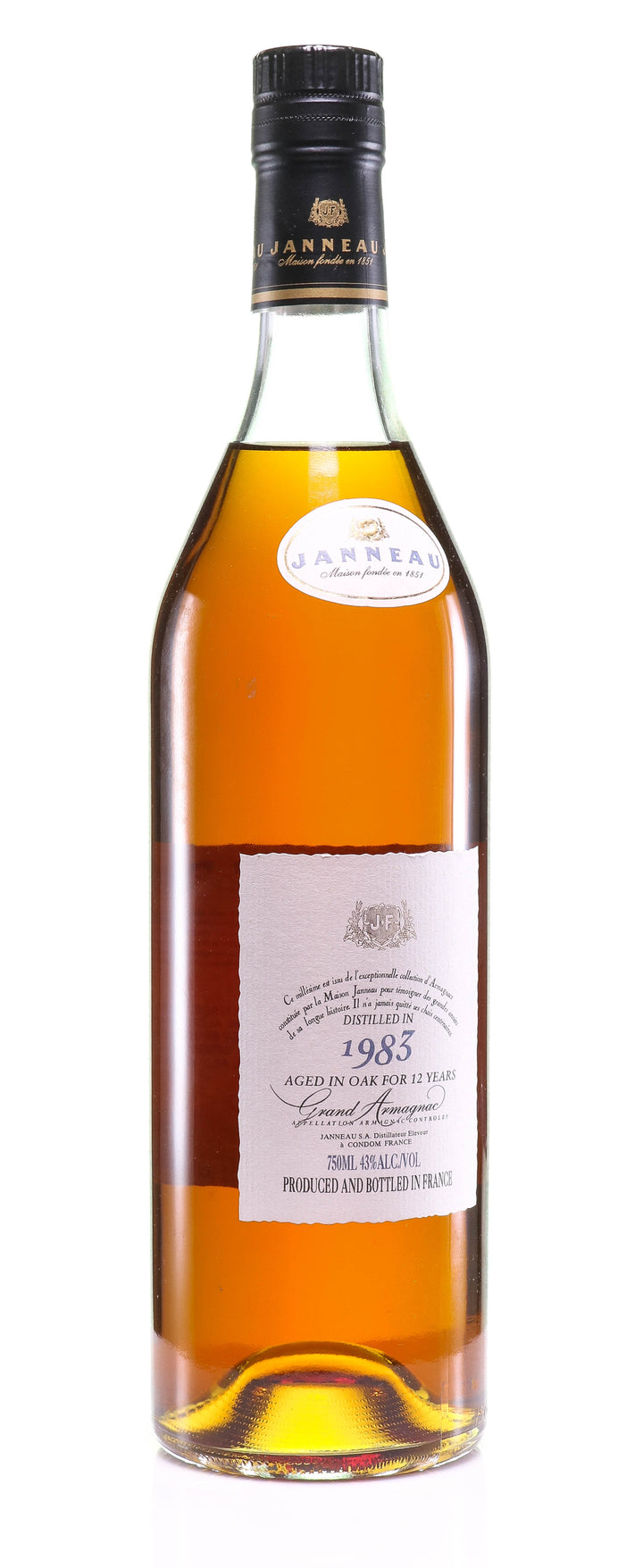 Grand Armagnac Janneau Millesime 1983 - legendaryvintages