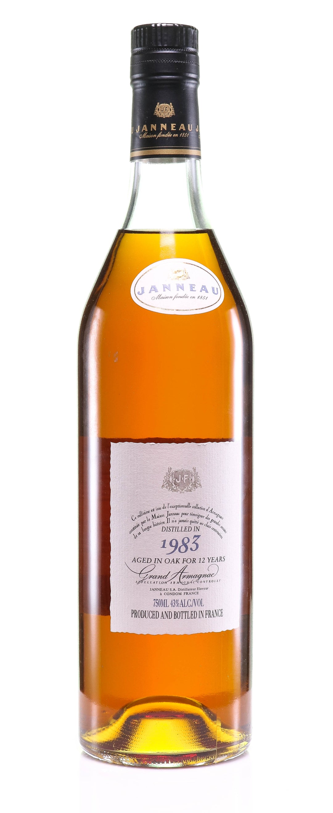 Grand Armagnac Janneau Millesime 1983 - legendaryvintages