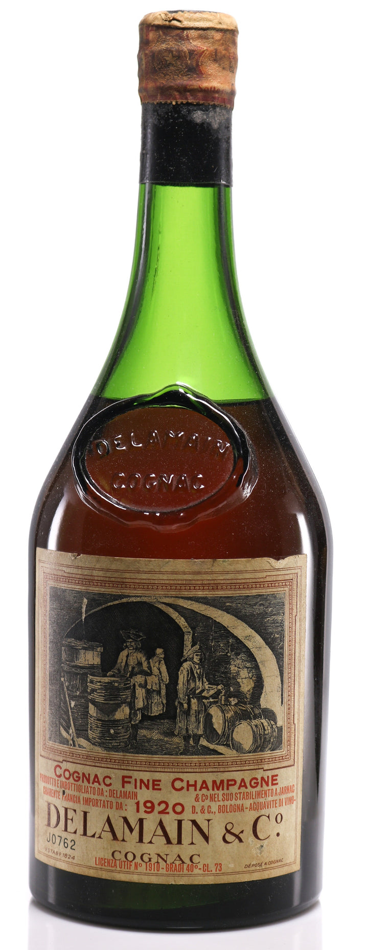 1920 Delamain Vintage Grande Champagne Cognac - legendaryvintages