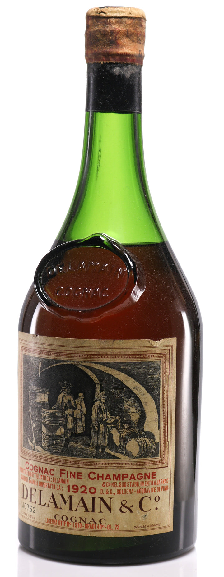 1920 Delamain Vintage Grande Champagne Cognac - legendaryvintages