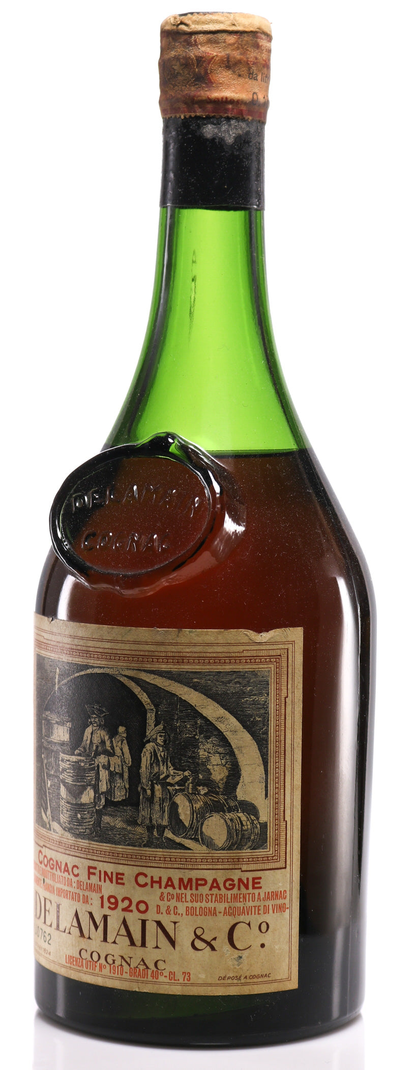 1920 Delamain Vintage Grande Champagne Cognac - legendaryvintages