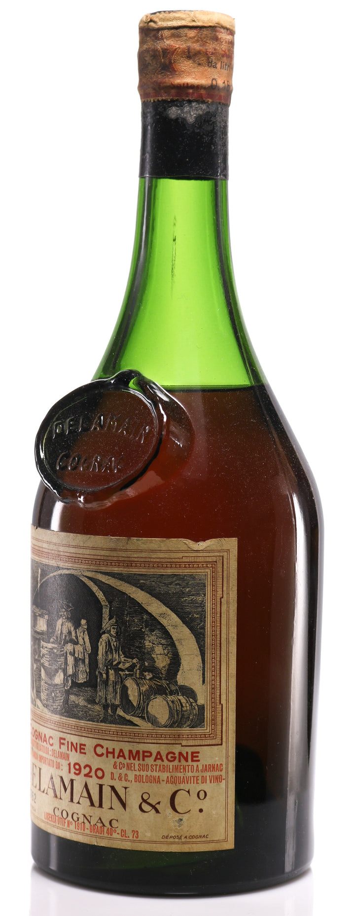 1920 Delamain Vintage Grande Champagne Cognac - legendaryvintages