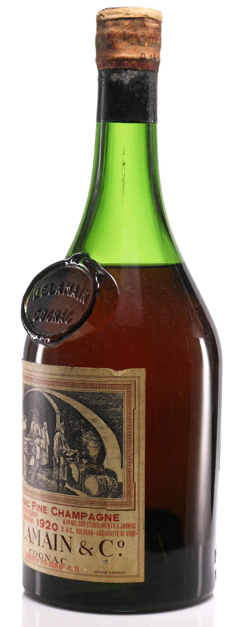 1920 Delamain Vintage Grande Champagne Cognac - legendaryvintages